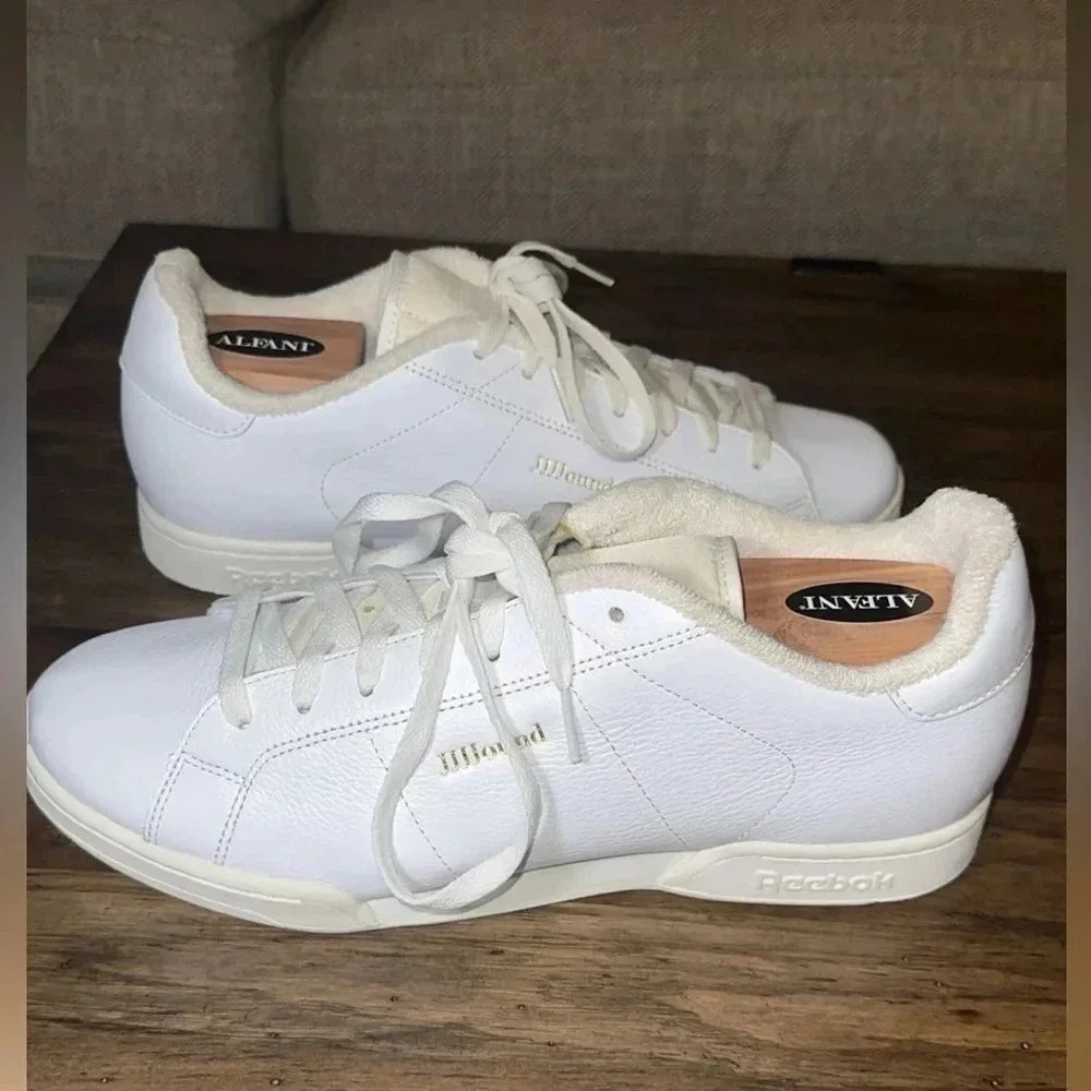 Reebok x JJJJound NPC II Men Sneakers Tennis Shoes Size 11 White Leather